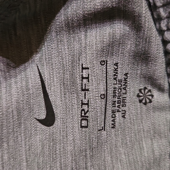 Lot Of 2 Nike Dri-Fit Racerback Wirefree Sports Bras Blue Gray Swoosh Logo - Picture 3 of 4